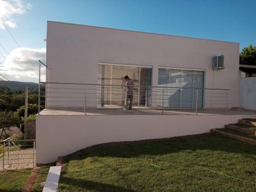 Instalação corrimão em inox - JPG Corrimão